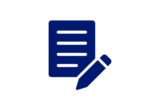 Icon showing a form and pencil