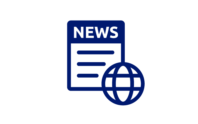 Icon showing news release
